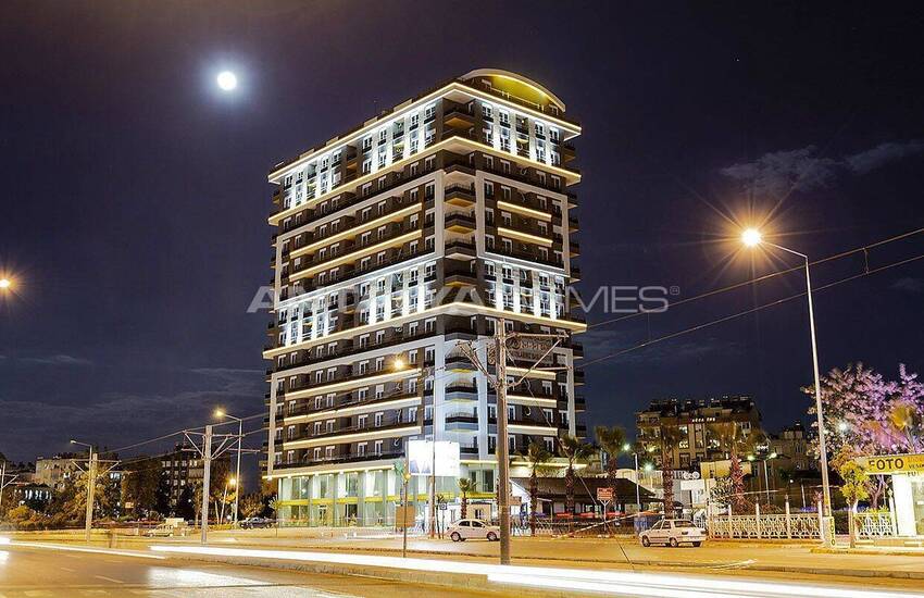 Apartments in a Complex Close to Tramway Stop in Kepez 12