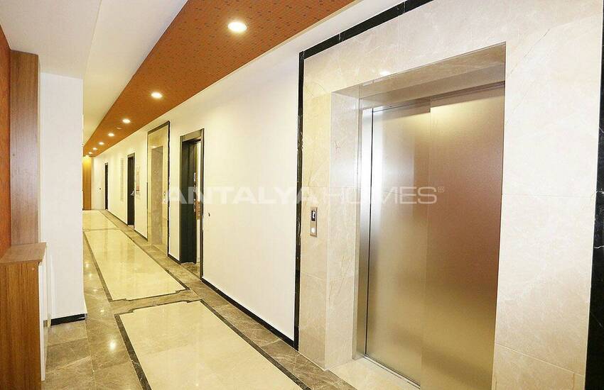 Apartments in a Complex Close to Tramway Stop in Kepez 19