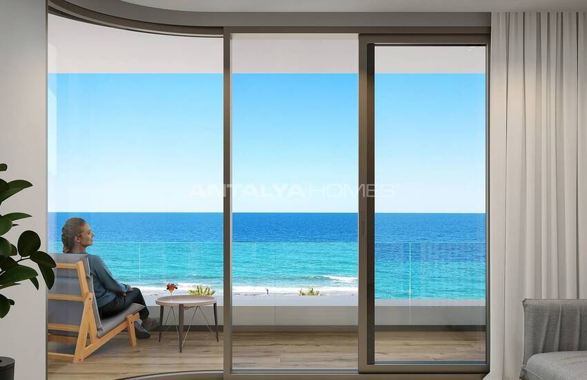 Nybyggda Lägenheter Nära Havet I Ett Komplex I Alanya Kestel 7