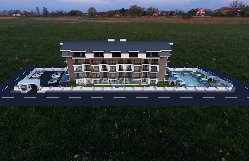 Properties in a Complex with Social Activities in Gazipasa 4