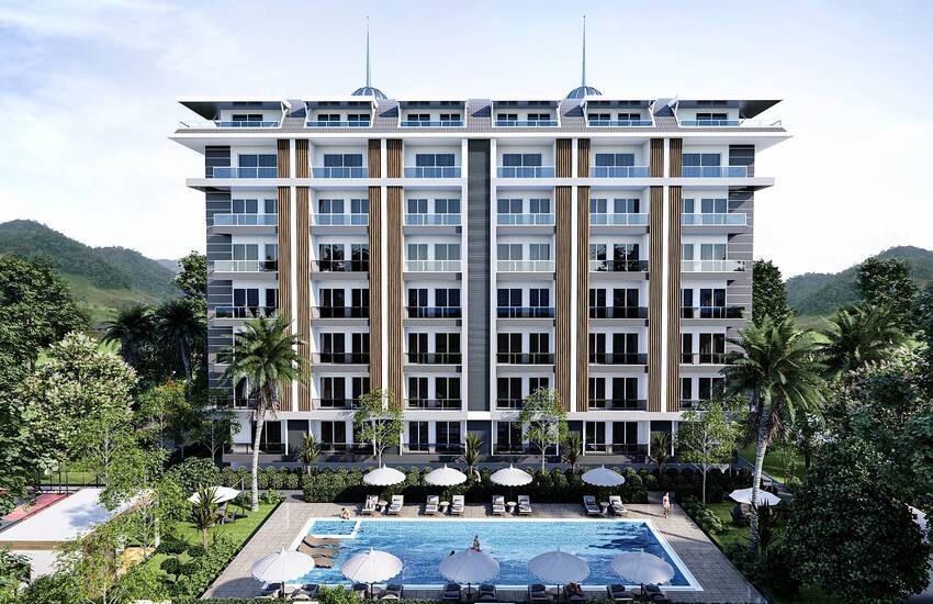 Stylish Apartments with Sea View in Gazipasa Antalya