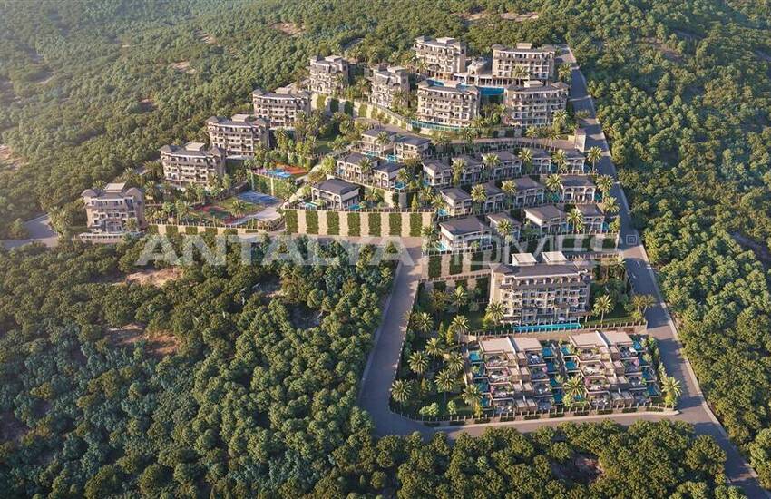 Havsutsikt Lägenheter I Ett Lyxigt Komplex I Kargicak Alanya 6