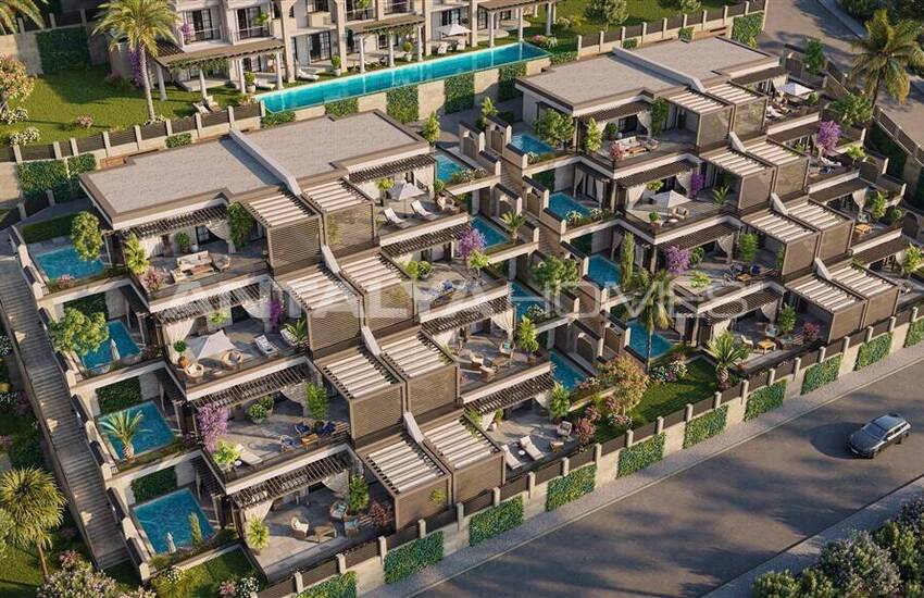 Havsutsikt Lägenheter I Ett Lyxigt Komplex I Kargicak Alanya 2