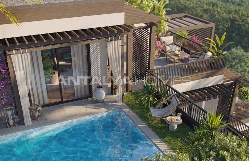 Havsutsikt Lägenheter I Ett Lyxigt Komplex I Kargicak Alanya 13