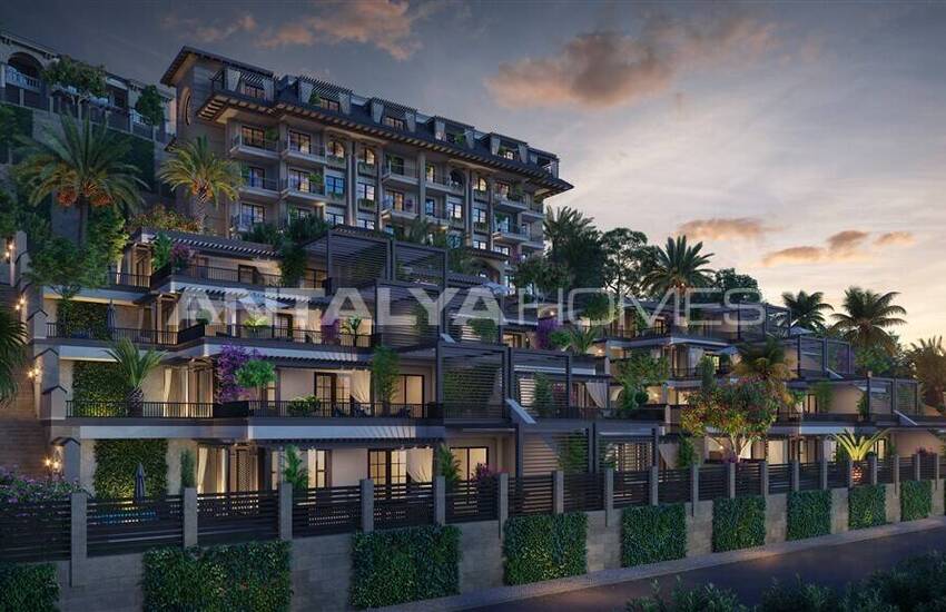 Havsutsikt Lägenheter I Ett Lyxigt Komplex I Kargicak Alanya 18