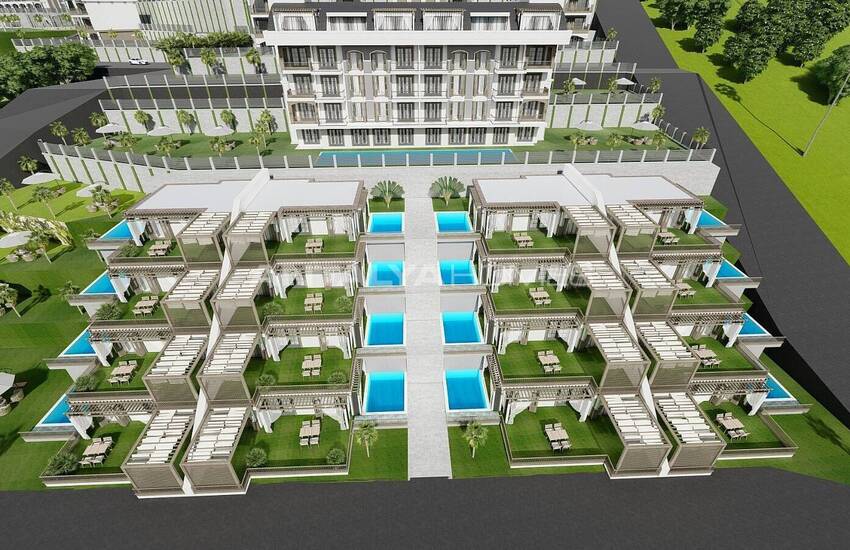 Vrijstaande En Geschakelde Luxe Huizen In Kargicak Alanya 1