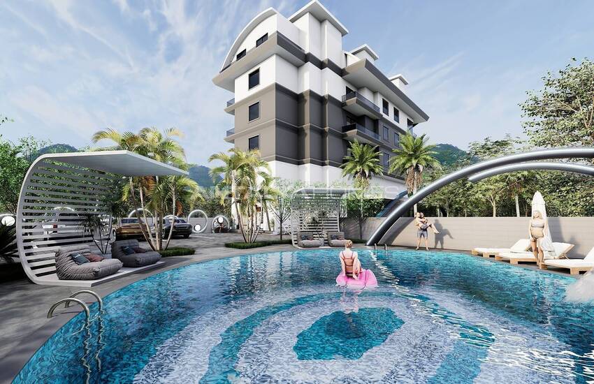 Appartementen In Een Boetiekproject Met Zwembad In Alanya