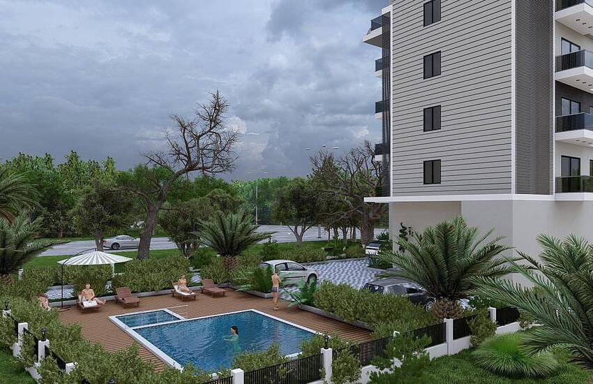 Alanya Avsallar'da Denize Servis İmkanlı Satılık Lüks Daireler