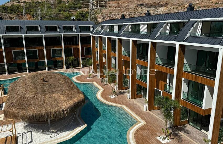 آپارتمان های شیک در فاصله پیاده روی از دریا در کوناکلی، آلانیا 1