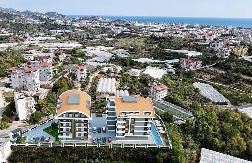 Sea View Apartments in a Complex with Pool in Payallar, Alanya