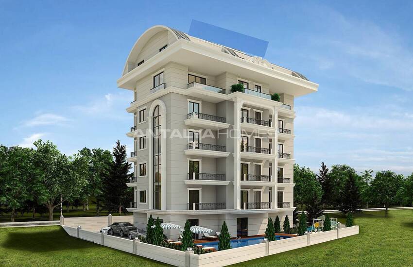 Stijlvolle Appartementen In Een Wooncomplex In Alanya Avsallar 1