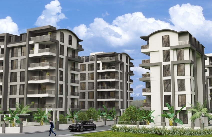 New Apartments with Spacious Rooms in Antalya Gazipasa