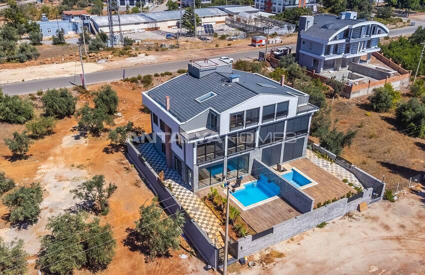 Трехэтажный Сдвоенный Дом с Бассейном в Дёшемеалты 3