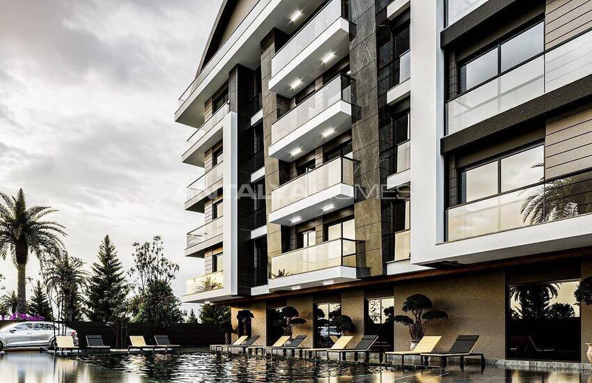 Wohnungen Im Komplex Mit Schwimmbad In Konyaalti Antalya