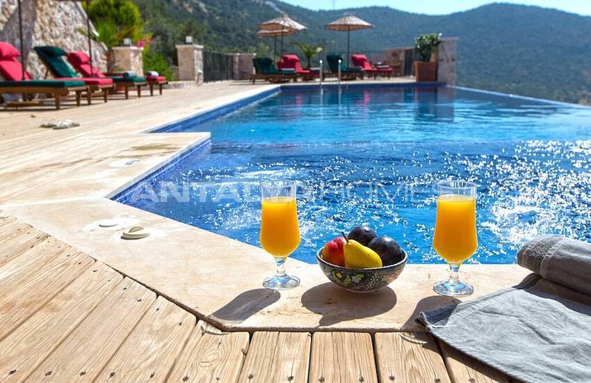 Sea View Villa with Infinity Pool in Kalkan Turkey 9