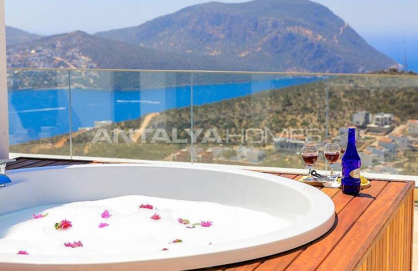 Panoramic Sea View Villa with Infinity Pool in Kalkan 18