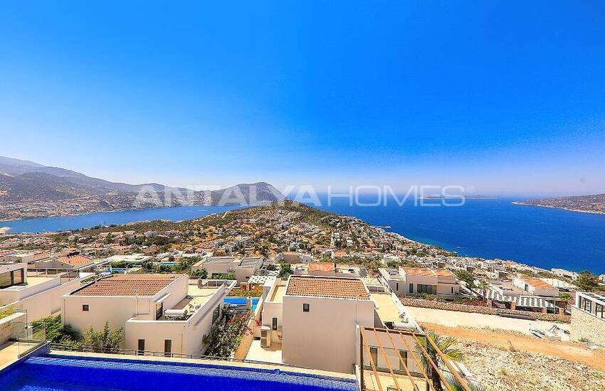 Panoramic Sea View Villa with Infinity Pool in Kalkan 19