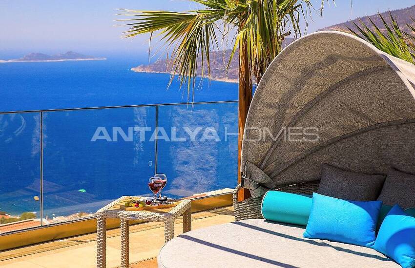 Panoramic Sea View Villa with Infinity Pool in Kalkan 3