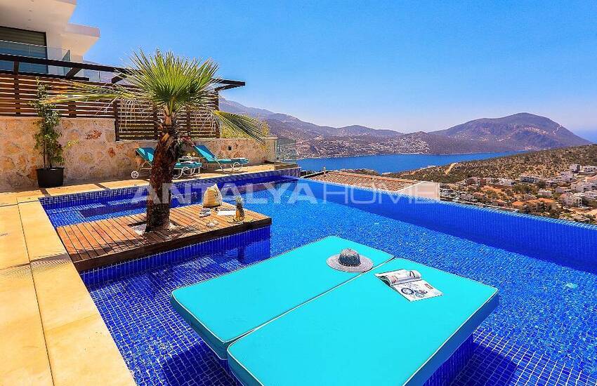 Panoramic Sea View Villa with Infinity Pool in Kalkan 23