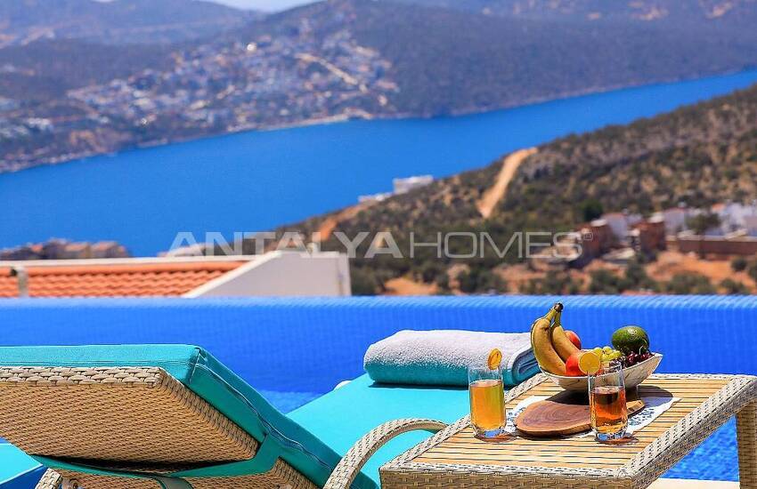 Panoramic Sea View Villa with Infinity Pool in Kalkan 26