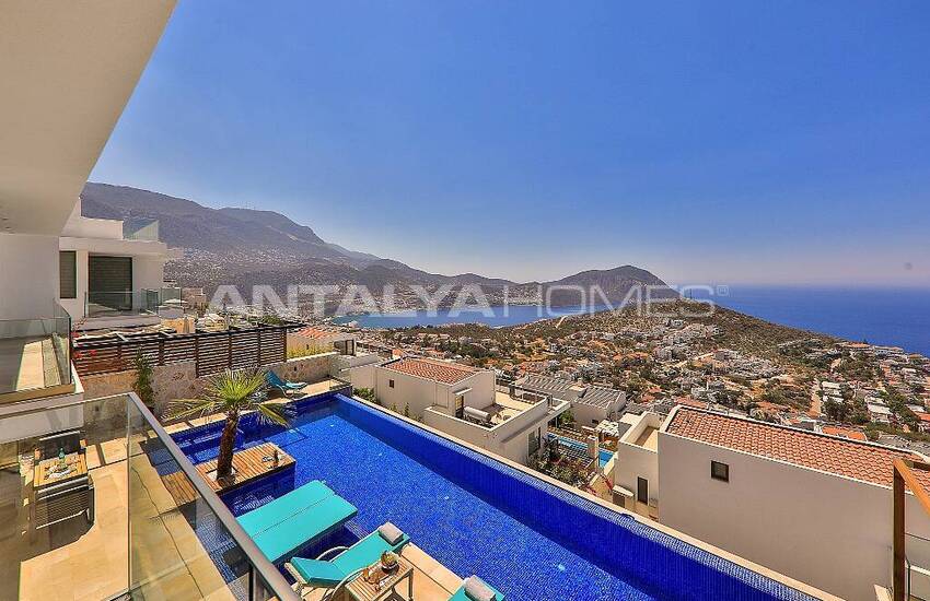 Panoramic Sea View Villa with Infinity Pool in Kalkan 4