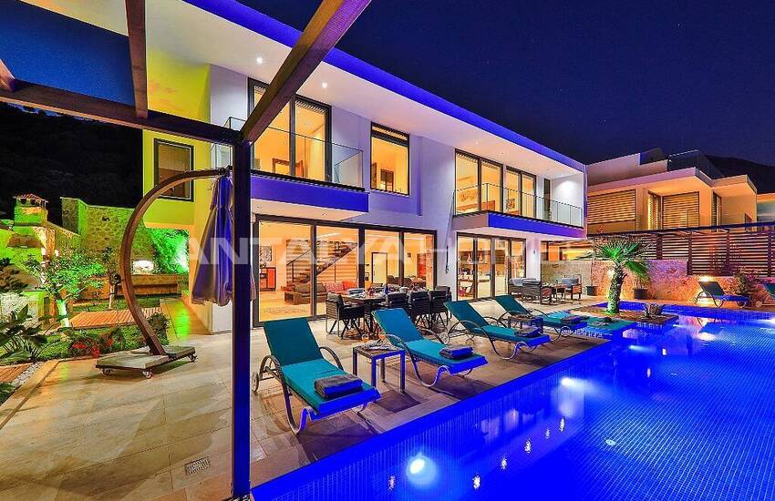 Panoramic Sea View Villa with Infinity Pool in Kalkan 31