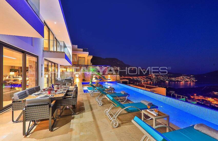 Panoramic Sea View Villa with Infinity Pool in Kalkan 33