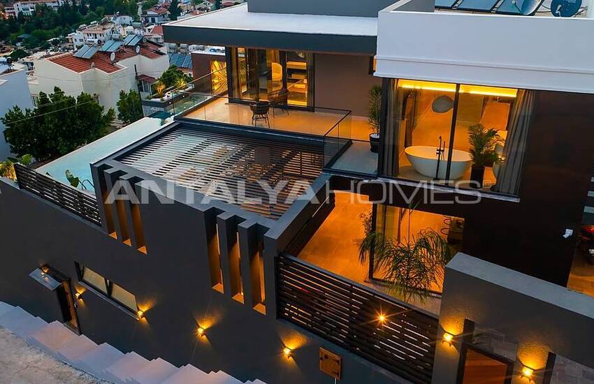 Luxe Villa with Sea View and Infinity Pool in Kalkan 15