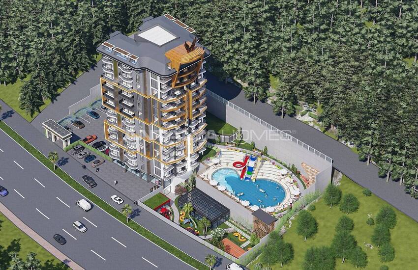 Stilvolle Wohnungen Im Komplex Mit Pool In Mahmutlar, Alanya 3