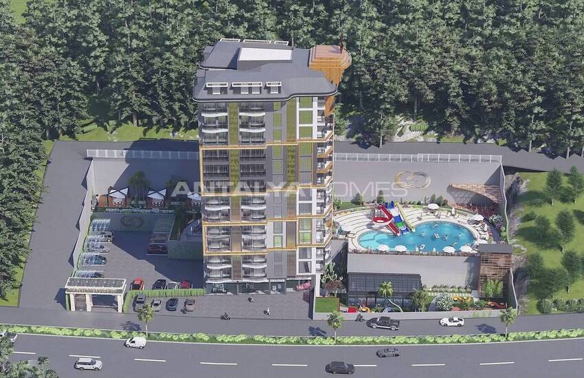 Stilvolle Wohnungen Im Komplex Mit Pool In Mahmutlar, Alanya 6