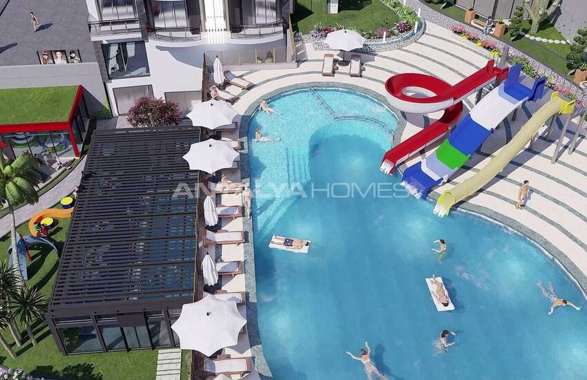 Stilvolle Wohnungen Im Komplex Mit Pool In Mahmutlar, Alanya 12