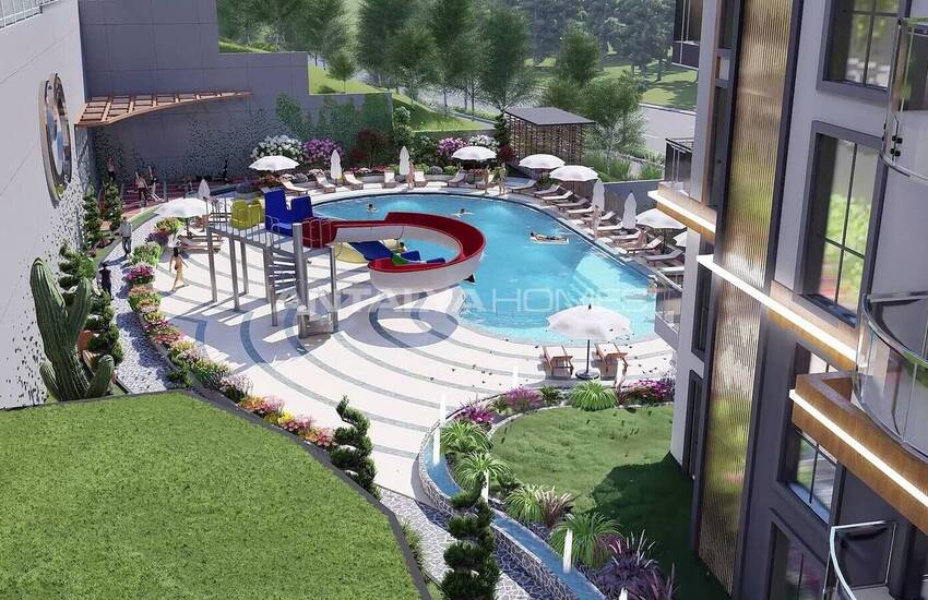 Stilvolle Wohnungen Im Komplex Mit Pool In Mahmutlar, Alanya 11