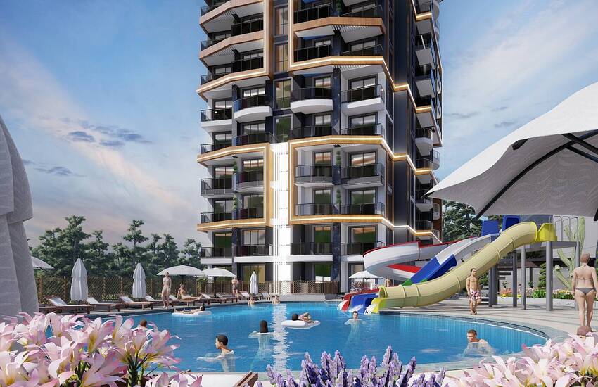 Stylish Apartments in a Complex with Pool in Mahmutlar, Alanya