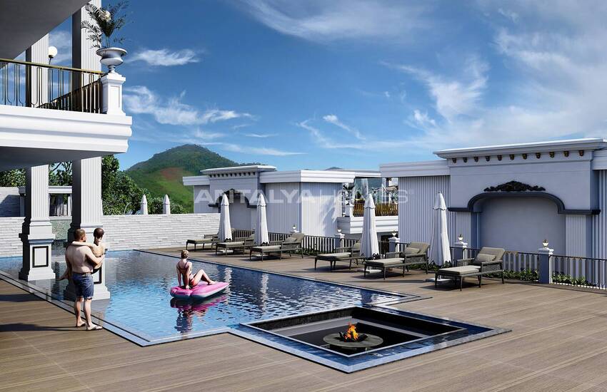 Ultra-luxury Detached Villas with Pool in Alanya Tepe 16