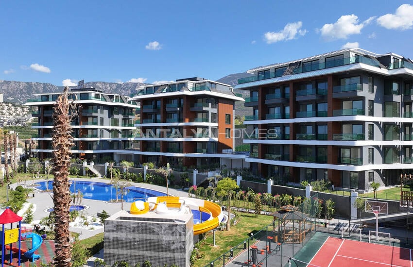 شقق للبيع في مجمع يقدم حياة جيدة في ألانيا