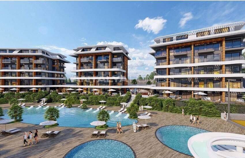 Real Estate in Complex with High Quality Living in Alanya