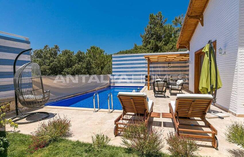 Stylish Villa with Jacuzzi Intertwined with Nature in Kalkan 11