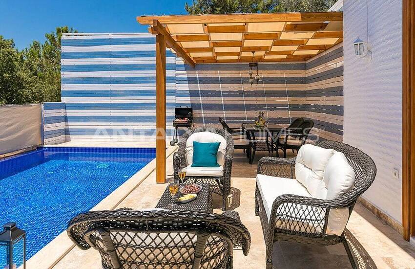 Stylish Villa with Jacuzzi Intertwined with Nature in Kalkan 13