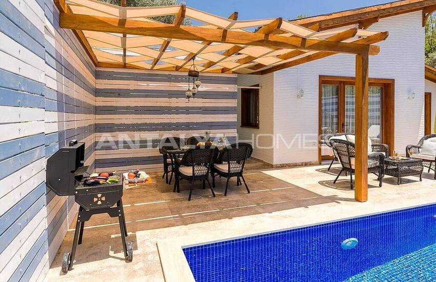 Stylish Villa with Jacuzzi Intertwined with Nature in Kalkan 15
