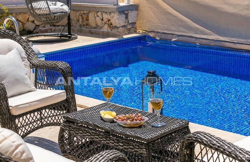 Stylish Villa with Jacuzzi Intertwined with Nature in Kalkan 18