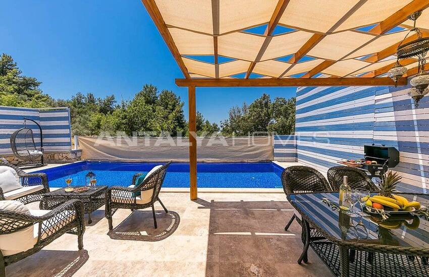 Stylish Villa with Jacuzzi Intertwined with Nature in Kalkan 20