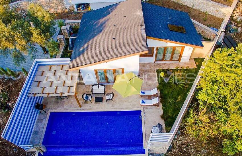 Stylish Villa with Jacuzzi Intertwined with Nature in Kalkan 24