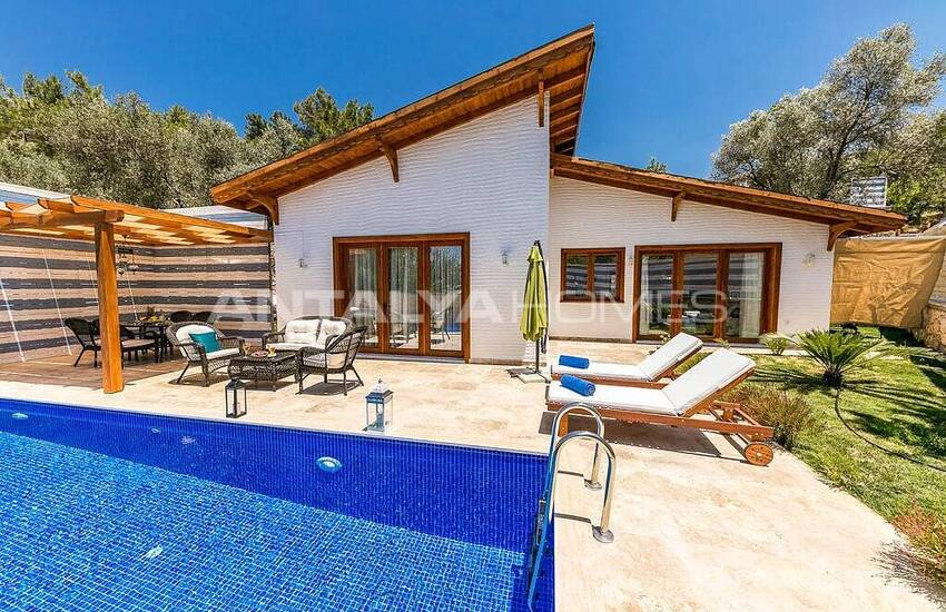 Stylish Villa with Jacuzzi Intertwined with Nature in Kalkan 7