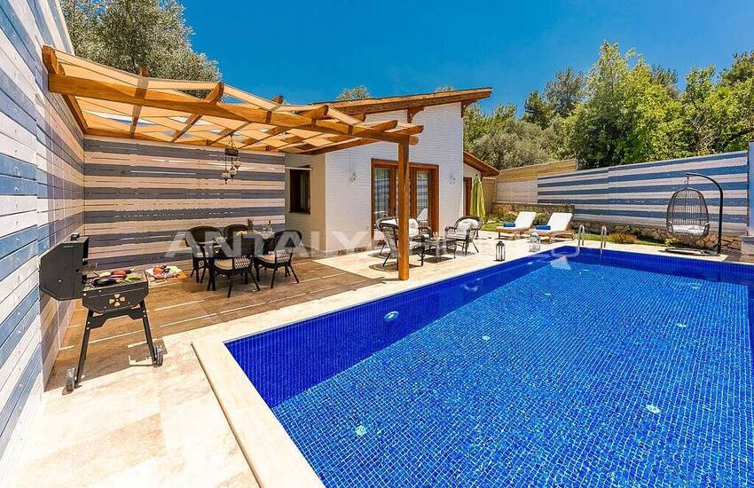 Stylish Villa with Jacuzzi Intertwined with Nature in Kalkan 8