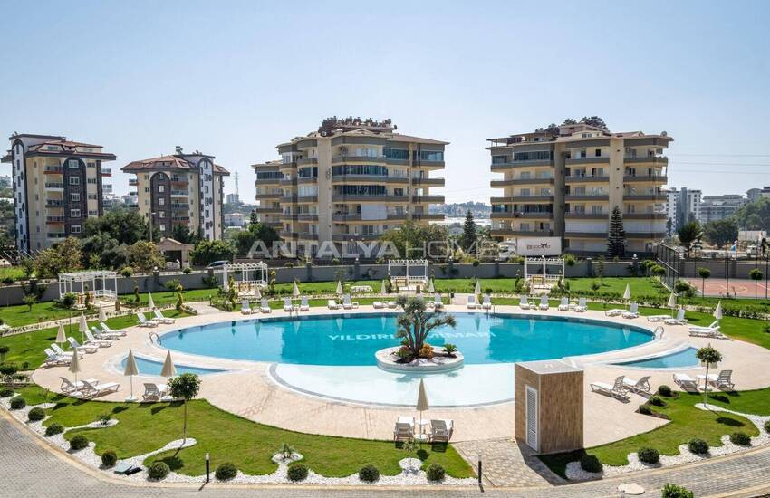 Flyttfärdiga Lyxlägenheter I Ett Komplex I Avsallar Alanya 7