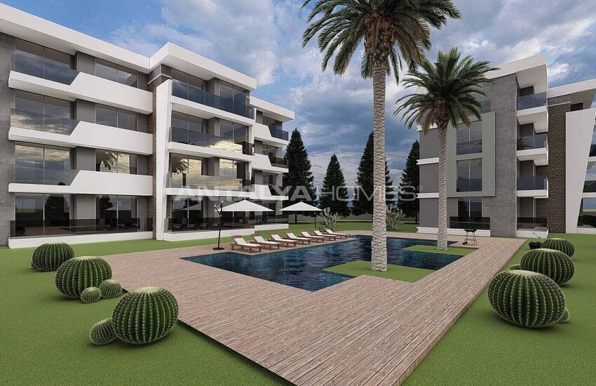 Wohnungen In Einem Projekt Mit Pool In Altintas Antalya