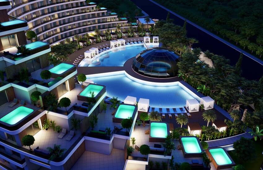 Apartments with Private Garden and Terrace in Antalya Altintas