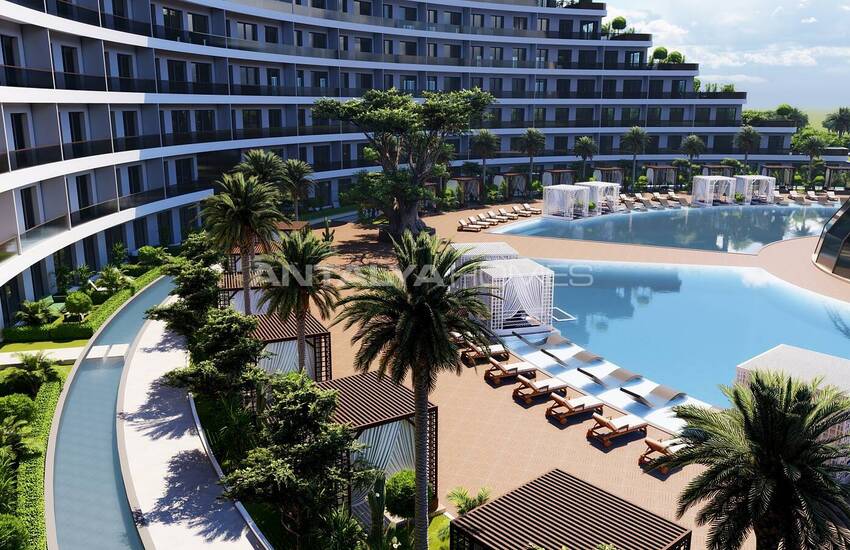 Unique Design Apartments with Private Pool in Antalya Altintas