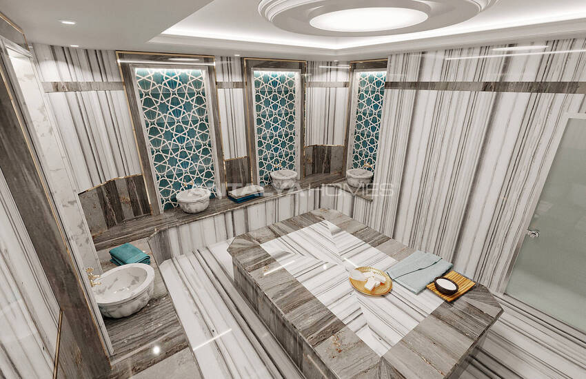 Ultra Luxus Wohnungen In Einem Komplex In Alanya Avsallar 19