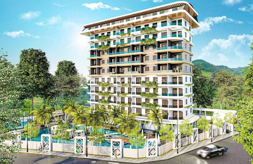 Ultra Luxus Wohnungen In Einem Komplex In Alanya Avsallar 3